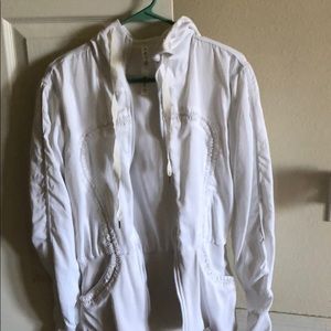 White lululemon jacket